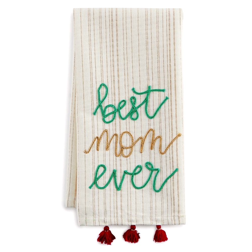 Paper Source "Best Mom Ever" Tea Towel NWT